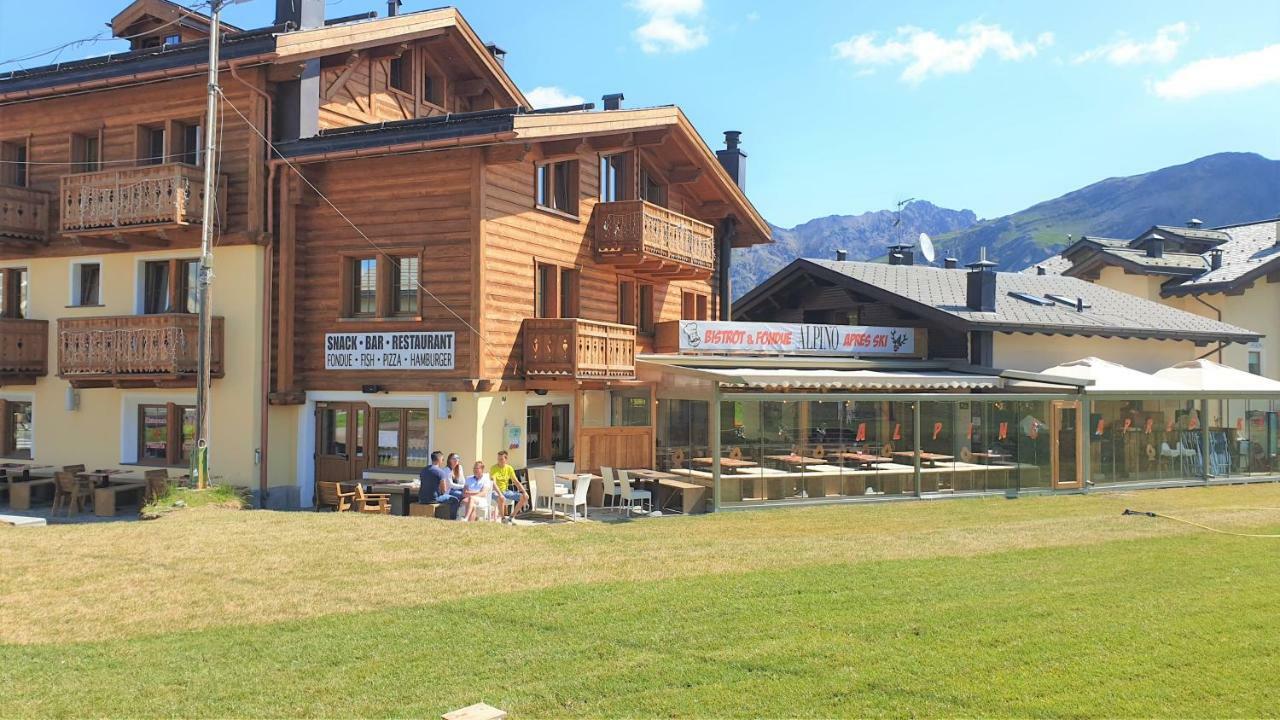 Alpino Lodge Bivio Livigno Bagian luar foto