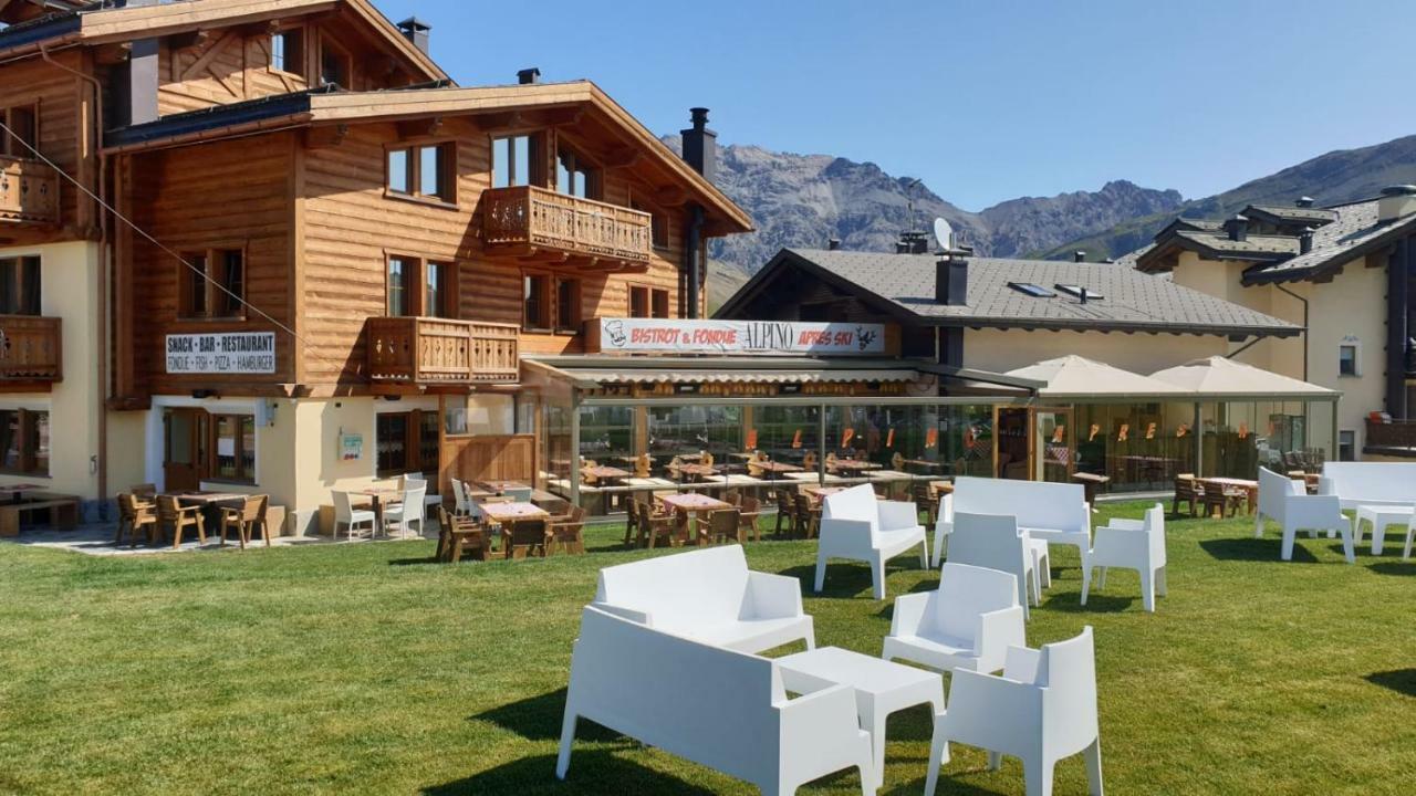 Alpino Lodge Bivio Livigno Bagian luar foto